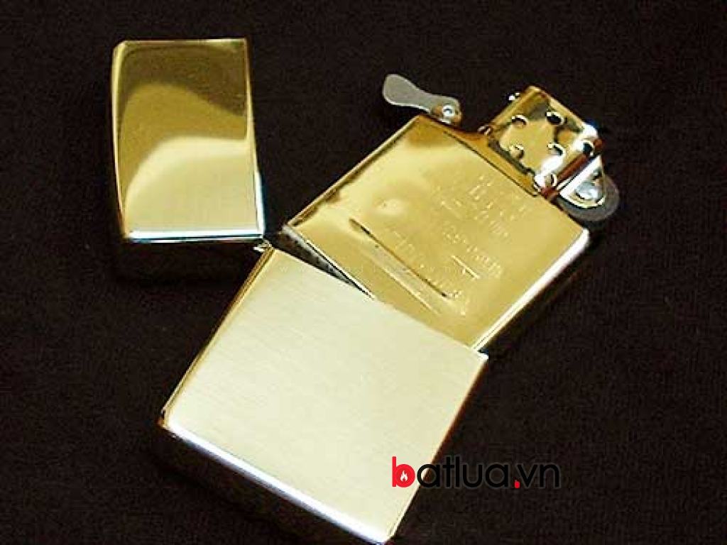 Bật lửa Zippo Vàng 18K nguyên khối