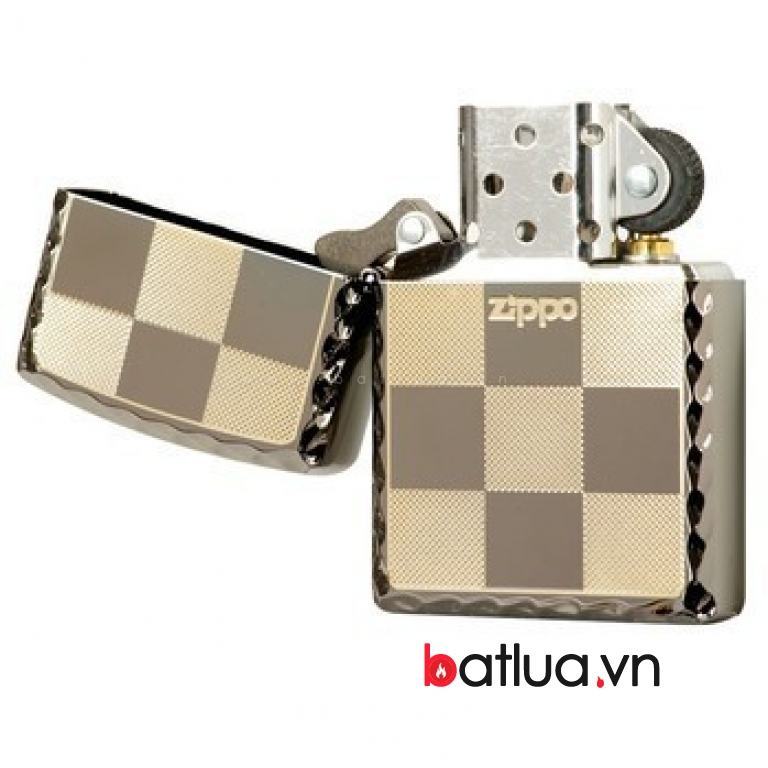 Bật lửa Zippo chính hãng kẻ caro ô vuông