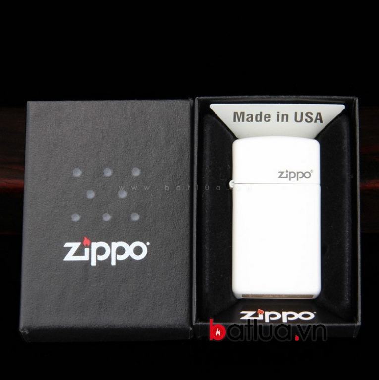 Bật lửa zippo Mỹ chính hãng Jibaiyaqi hẹp