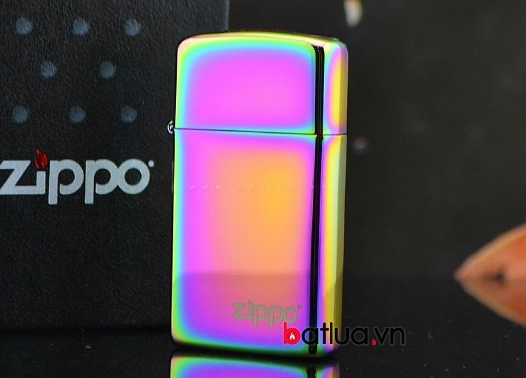 Bật lửa zippo Mỹ chính hãng bản hẹp 7 màu