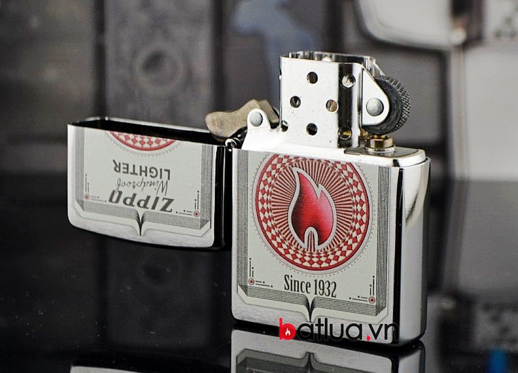 Bật lửa zippo chính hãng Mỹ phiên bản ngọn lửa