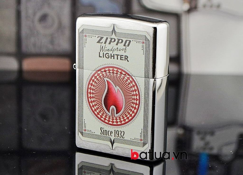 Bật lửa zippo chính hãng Mỹ phiên bản ngọn lửa