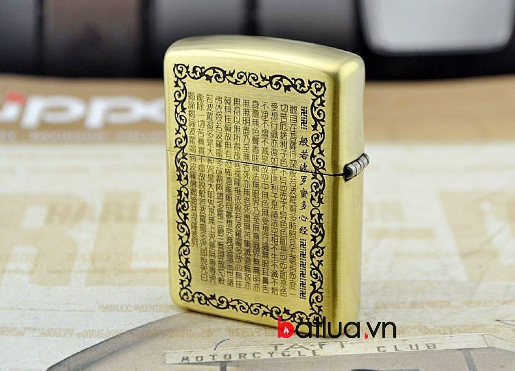 Bật lửa Zippo chính hãng zippo armor đồng khắc Đức phật