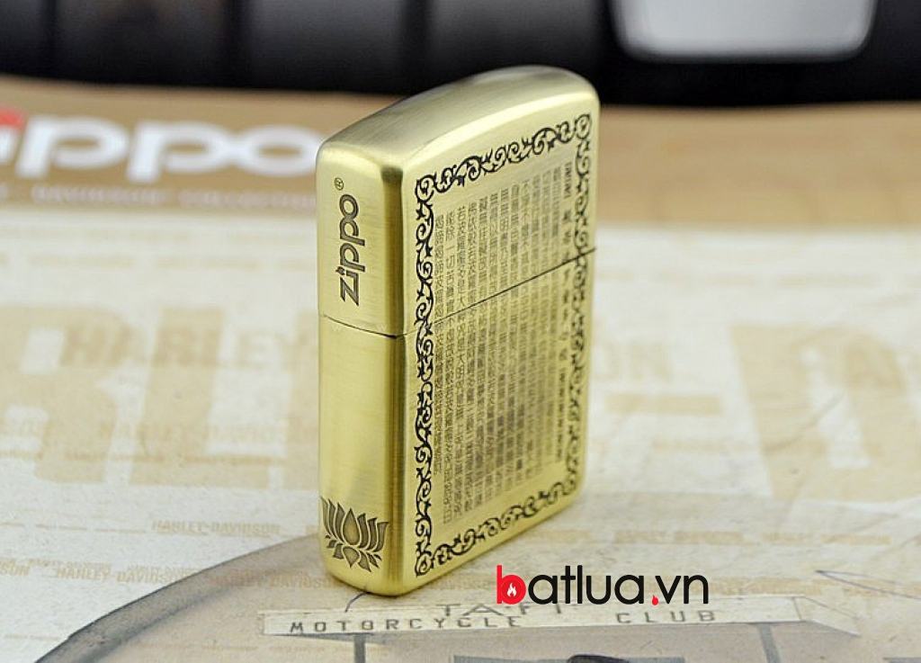 Bật lửa Zippo chính hãng zippo armor đồng khắc Đức phật