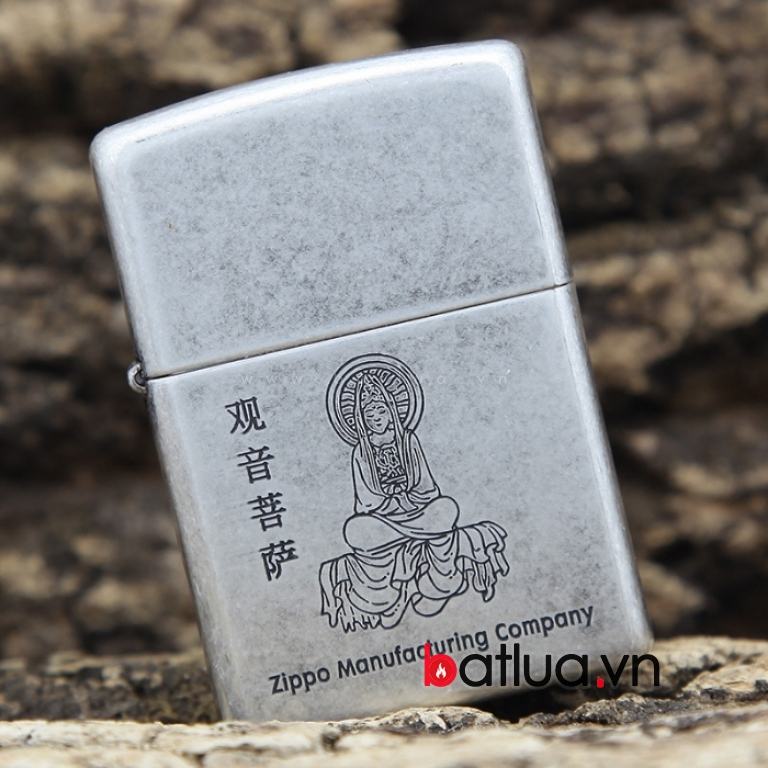 Bật lửa zippo chính hãng Nhật phiên bản quan âm Ver 1