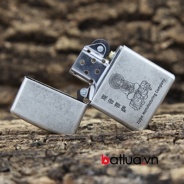 Bật lửa zippo chính hãng Nhật phiên bản quan âm Ver 1