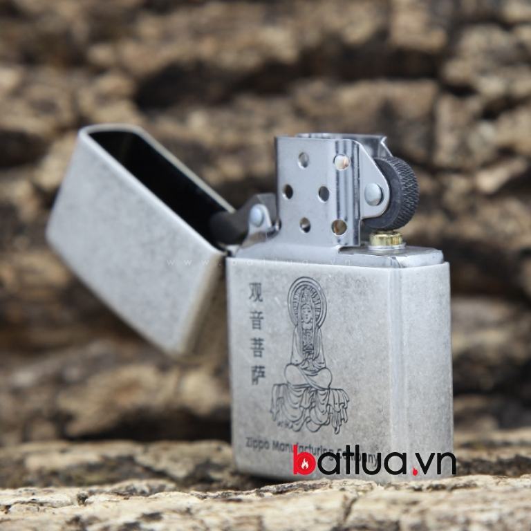 Bật lửa zippo chính hãng Nhật phiên bản quan âm Ver 1