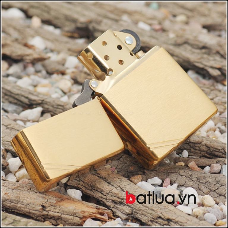 Bật lửa zippo đồng sước ngang Classical Brass