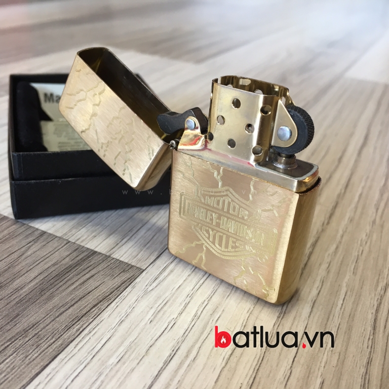 Bật lửa Zippo chính hãng đồng khắc harley davidson