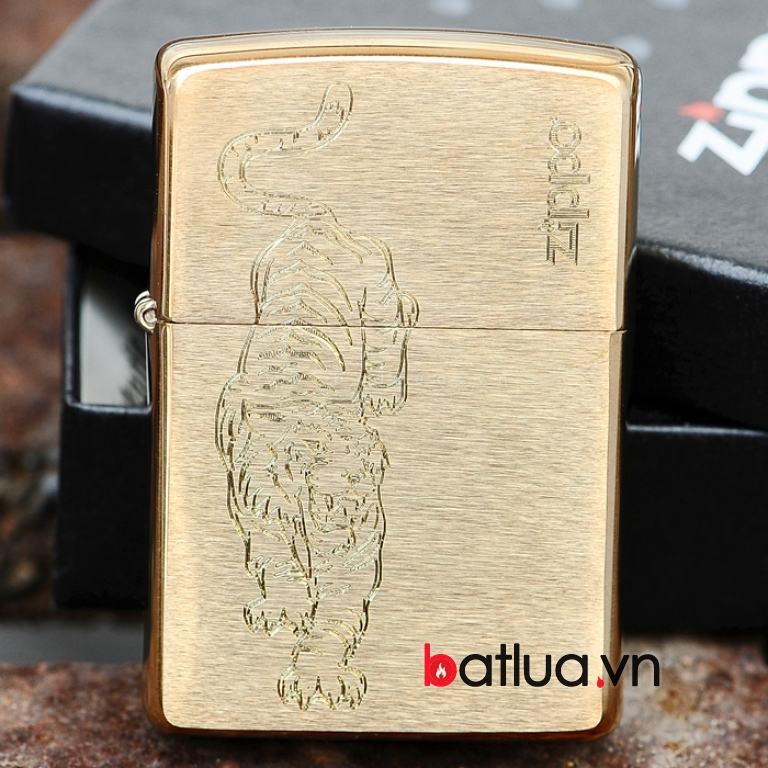 Bật lửa Zippo chính hãng đồng khắc con Hổ