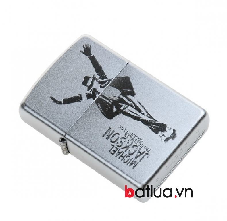 Bật lửa Zippo chính hãng bạc khắc Michael Jackson