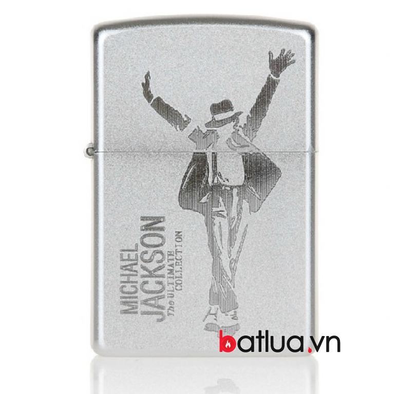 Bật lửa Zippo chính hãng bạc khắc Michael Jackson