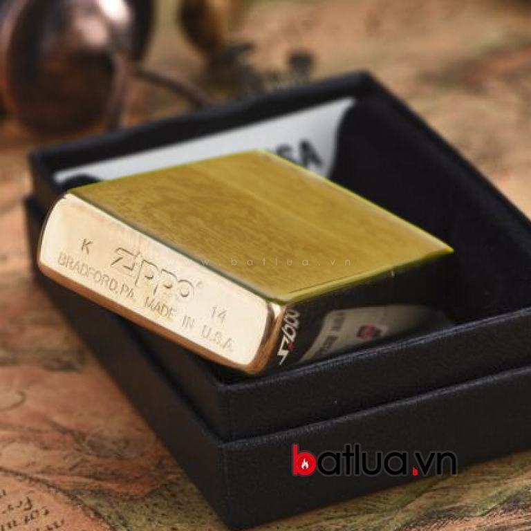 Bật lửa Zippo chính hãng đồng khắc hổ