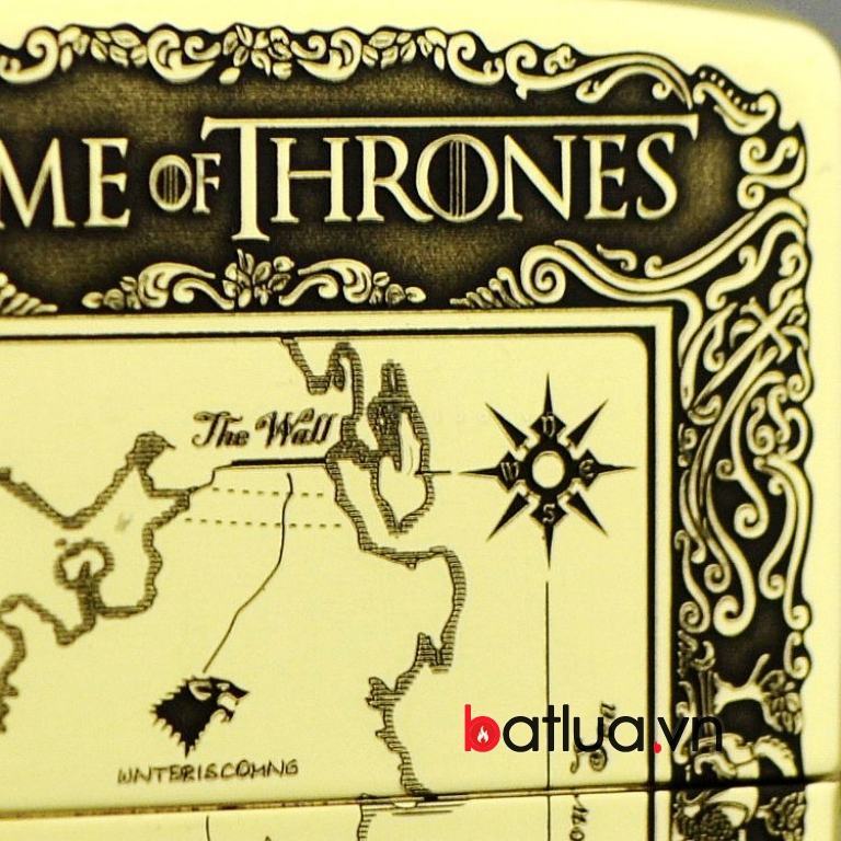 Bật lửa Zippo chính hãng Game of thrones