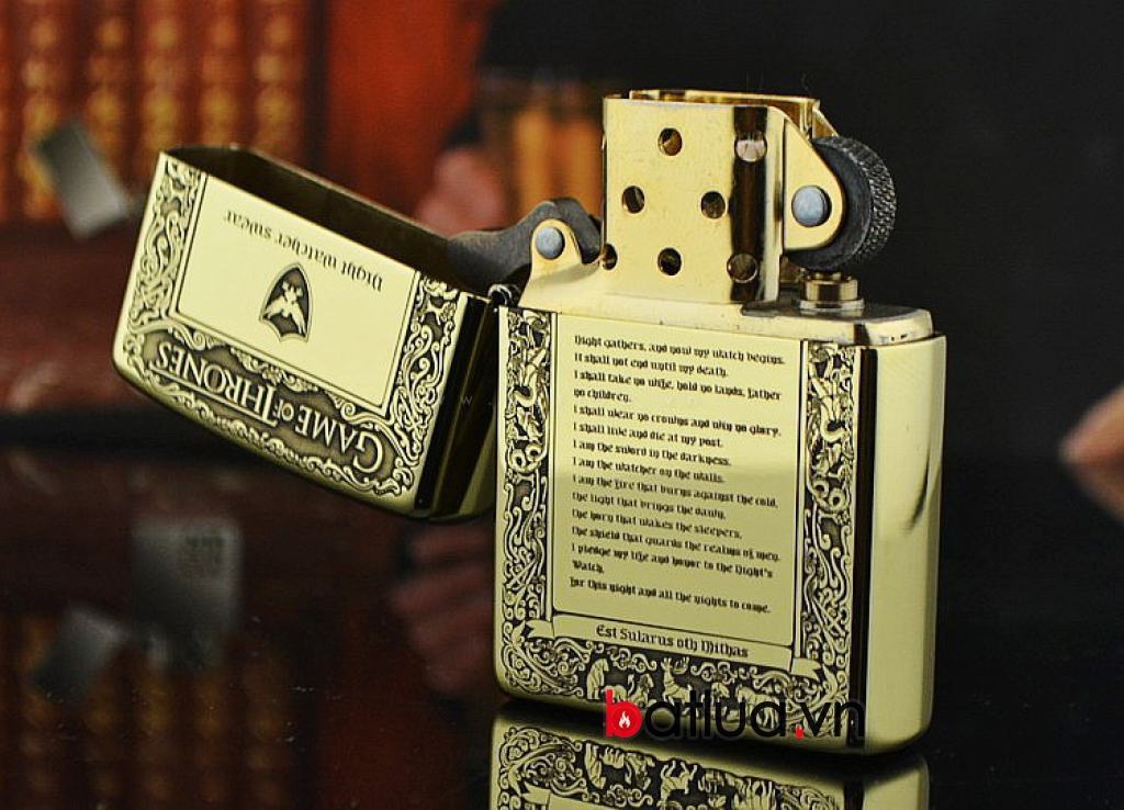 Bật lửa Zippo chính hãng Game of thrones