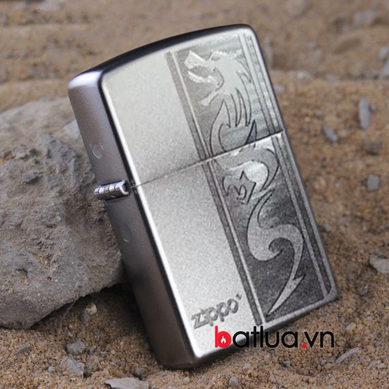 Bật lửa zippo chính hãng khắc rồng một bên