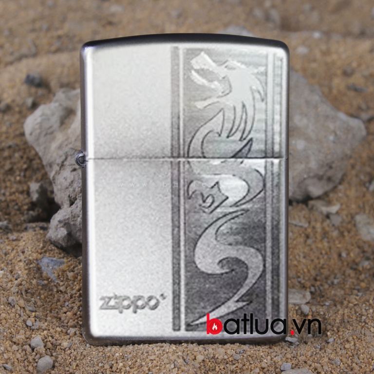 Bật lửa zippo chính hãng khắc rồng một bên