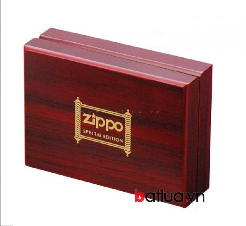 Hộp đựng Zippo chất liệu gỗ sang trọng