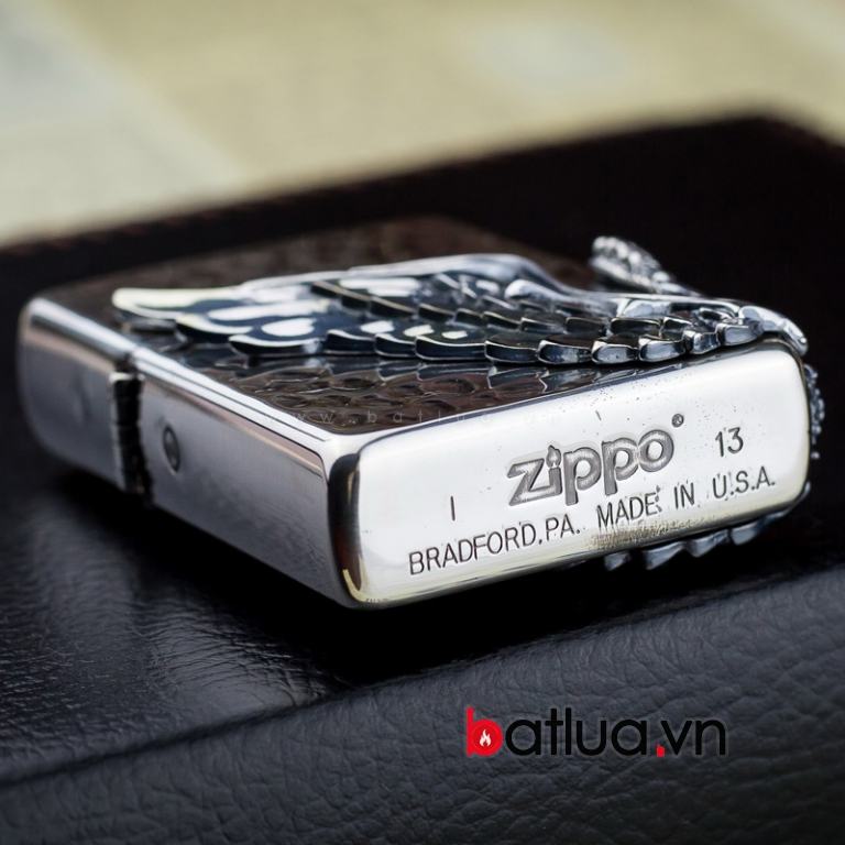 Bật lửa zippo chính hãng biểu tượng cướp biển cánh thiên thần