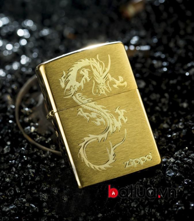 Bật lửa zippo chính hãng đồng phiên bản rồng