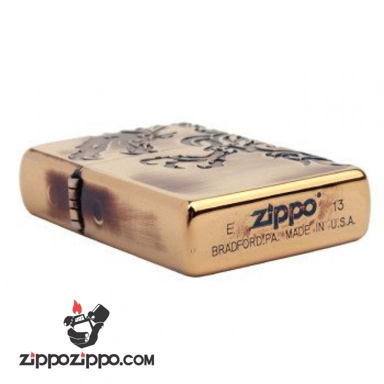Bật lửa Zippo Đồng Dragon Flame