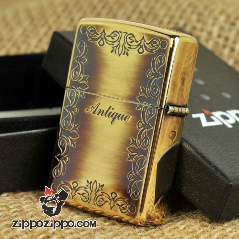 Bật lửa Zippo Đồng khắc hình cánh cửa