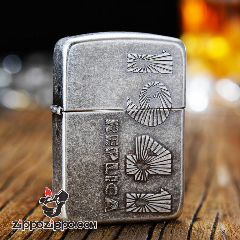 Bật lửa Zippo bạc cổ phiên bản chiến tranh thế giới thứ II