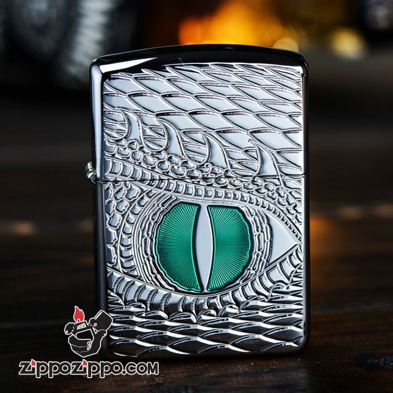 Bật lauwr Zippo phiên bản mắt rồng