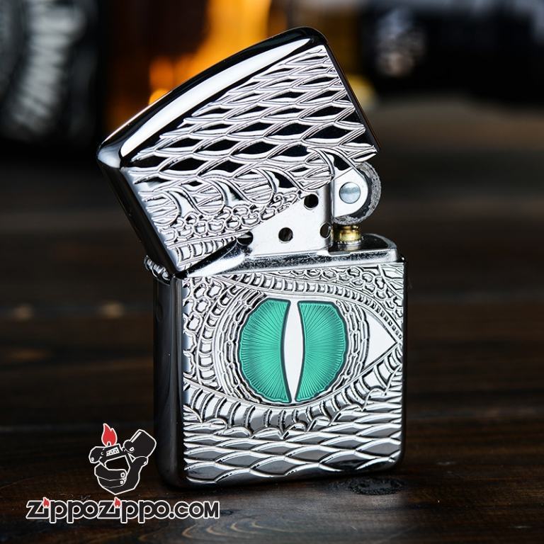 Bật lauwr Zippo phiên bản mắt rồng