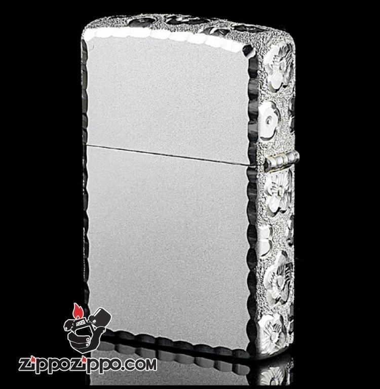 Bật lửa Zippo phiên bản Original khắc cỏ 4 lá bao quanh Ver 1