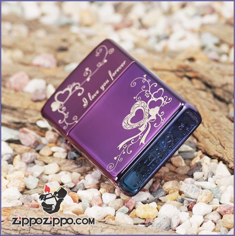 Bật lửa Zippo phiên bản Windproof in hình trái tim