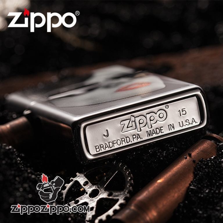 Bật lửa Zippo phiên bản windproof khắc hình cô gái