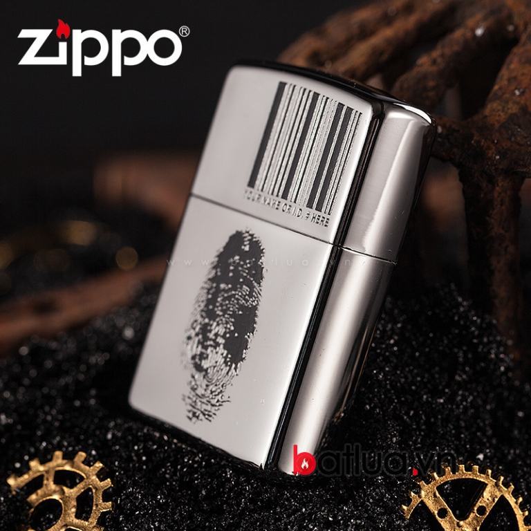 Bật lửa Zippo in dấu vân tay