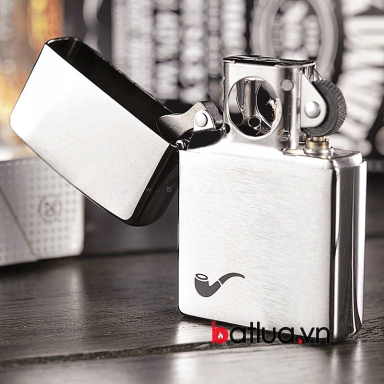 Bật lửa Zippo phiên bản hút tẩu  bạc