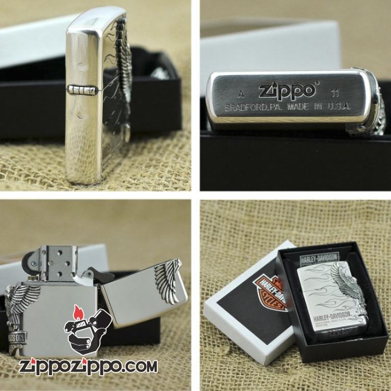 Bật lửa Zippo phiên bản Original Eagle Harley