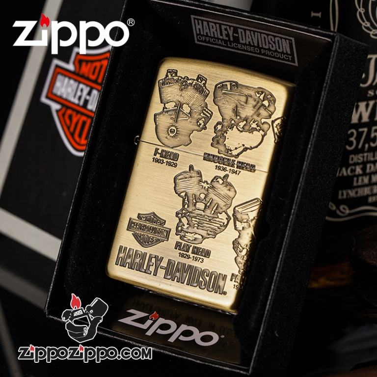 Bật lửa Zippo phiên bản động cơ Harley cổ điển