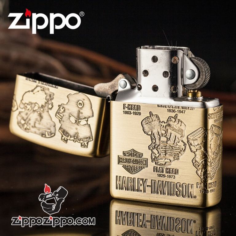 Bật lửa Zippo phiên bản động cơ Harley cổ điển