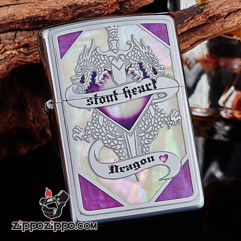 Bật lửa Zippo phiên bản Purple Heart of the Dragon