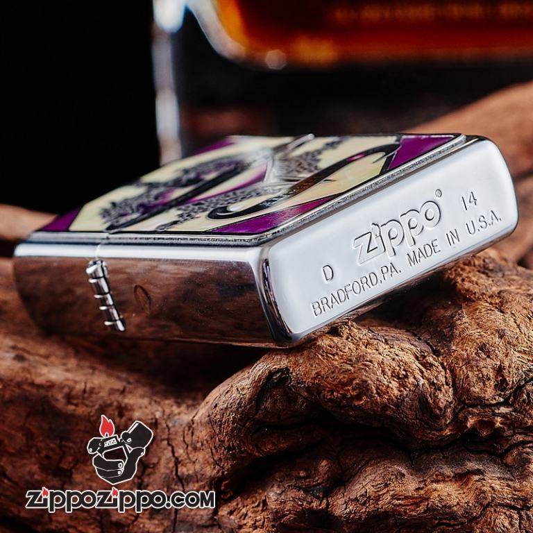 Bật lửa Zippo phiên bản Purple Heart of the Dragon