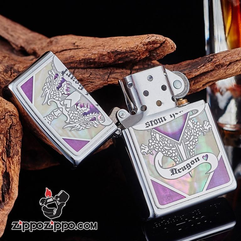 Bật lửa Zippo phiên bản Purple Heart of the Dragon