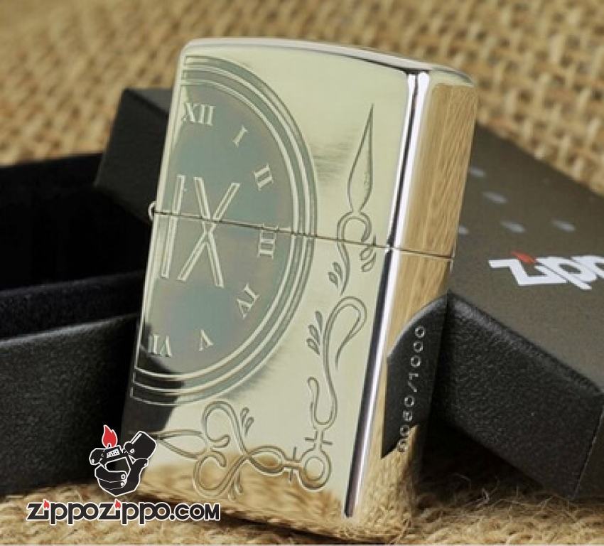 Bật lửa Zippo khắc dòng thời gian giwois hạn