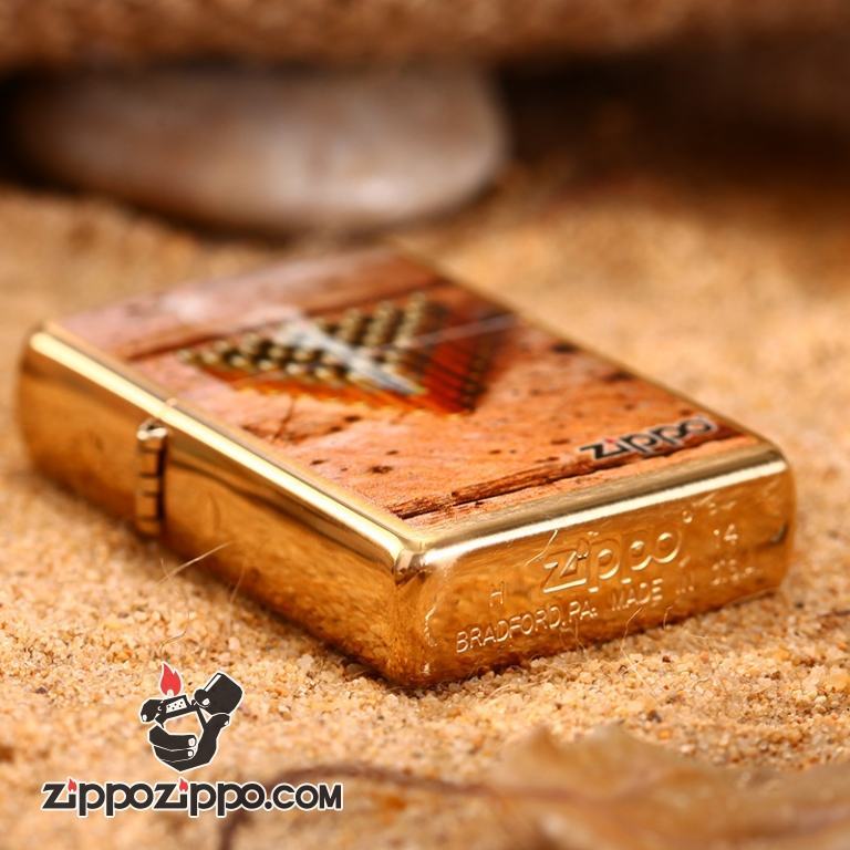 Bật lưa Zippo phiên bản viên đạn đồng