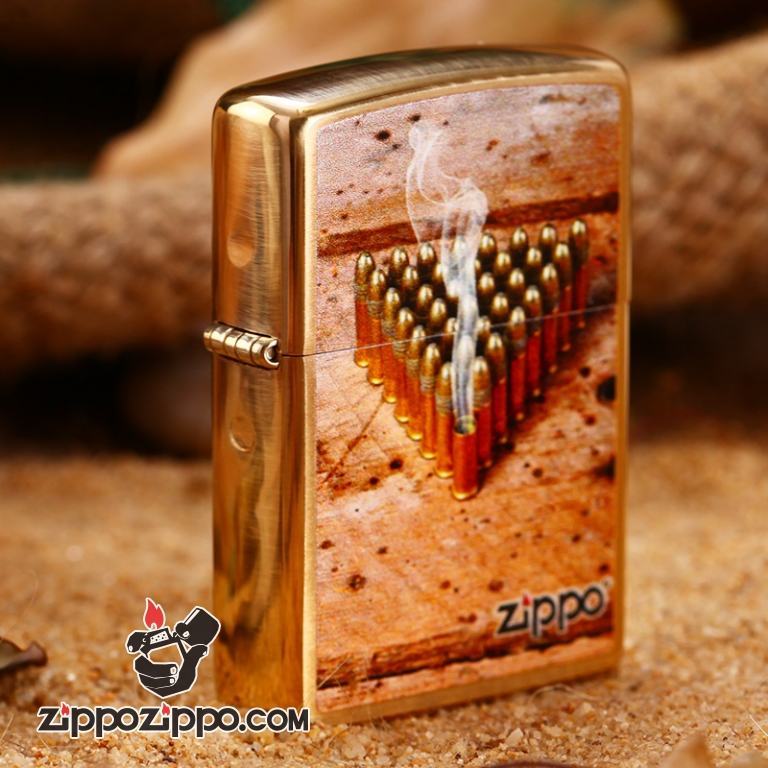 Bật lưa Zippo phiên bản viên đạn đồng