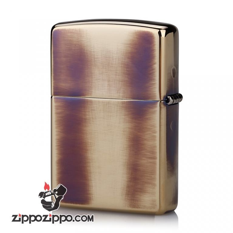 Bật lửa Zippo đồng cổ khắc hình ngựa