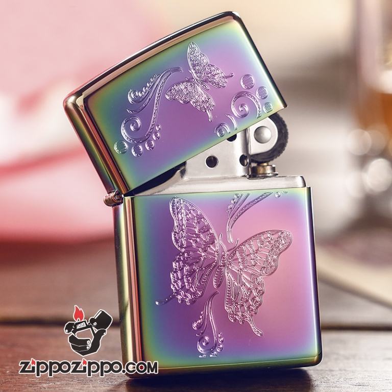 Bật lửa Zippo phiên bản Symphony khắc đôi bướm