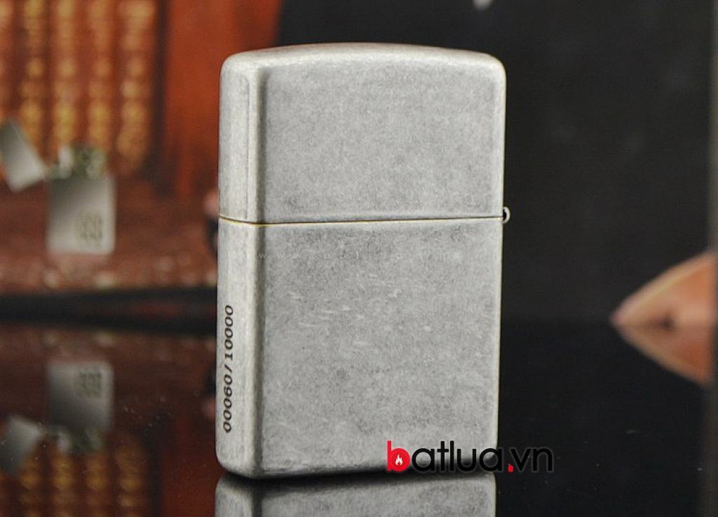 Bật lửa Zippo chính hãng bạc nhẹ khắc Eisenhower