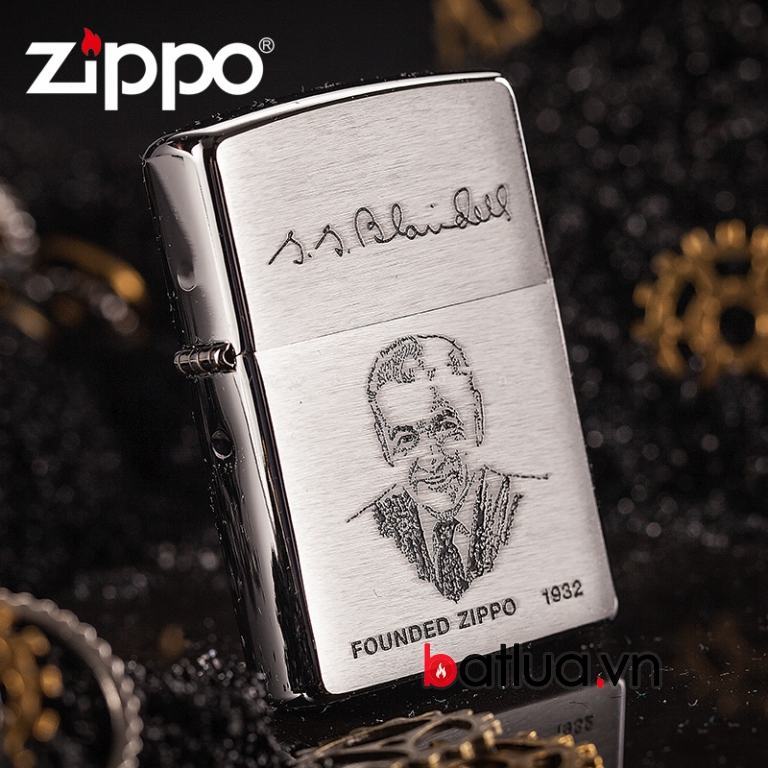Zippo in hình ông tổ zippo 200FL
