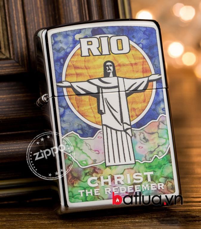 Zippo Chính hãng Rio Christ 29256