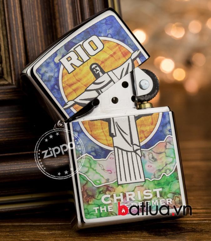 Zippo Chính hãng Rio Christ 29256