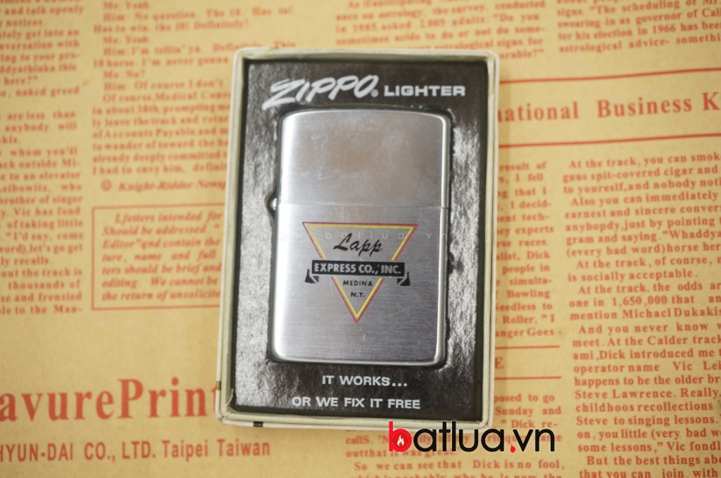 Zippo USA Cổ Chữ Lap Sản xuất năm 1965